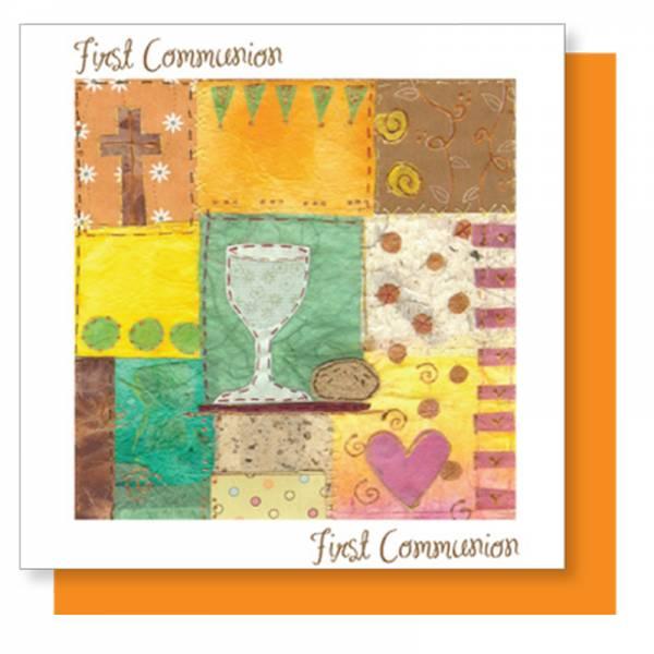 FWF 1st Communion Greetings Card (with verse)