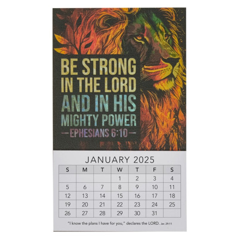 Be Strong In The Lord Magnetic Calendar