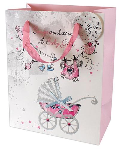 Gift Bag - Congratulations Baby Girl