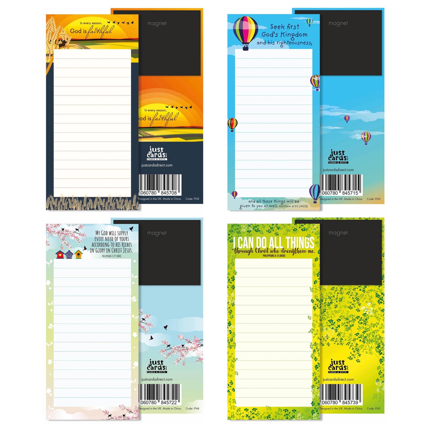 Christian Freezer Magnetic Notepads