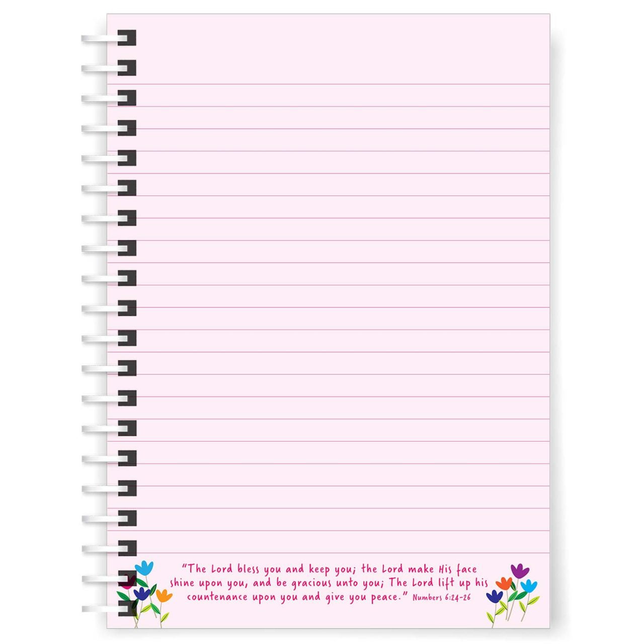 Bless You Pink A5 Christian Notebook