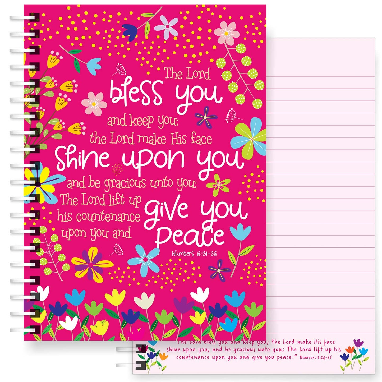 Bless You Pink A5 Christian Notebook