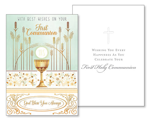 With Best Wishes On Your First Communion