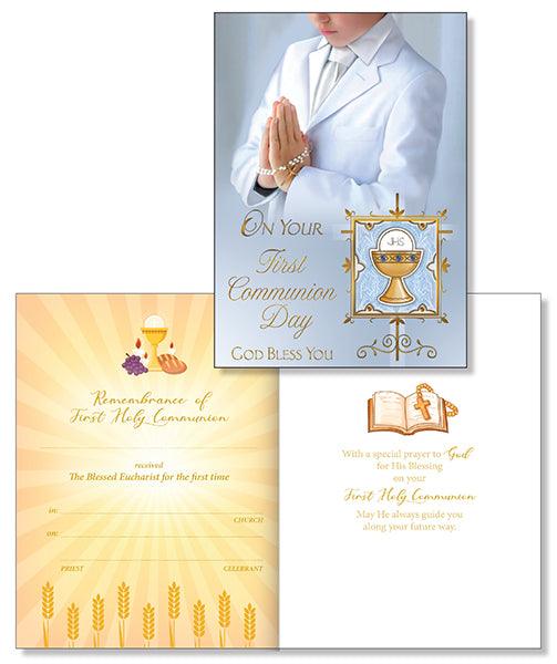 Holy Communion Handcrafted Keepsake – Boy