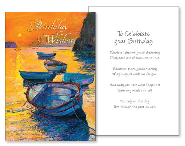 Masculine Birthday Blessings Card