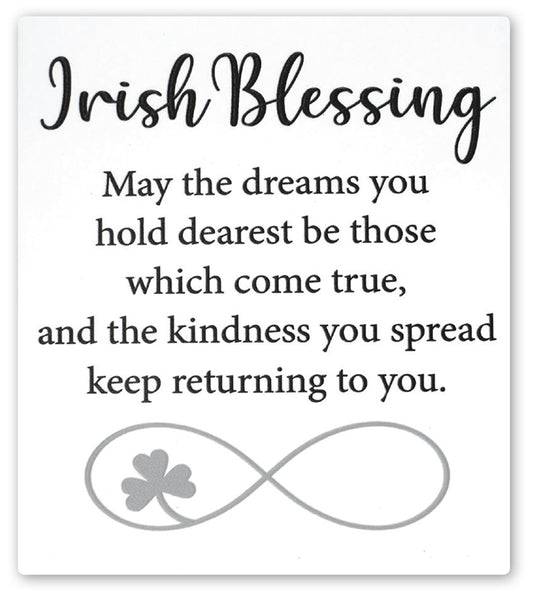 Irish Blessing  - Ceramic Message Plaque