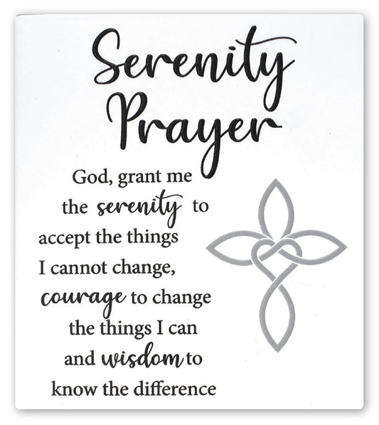 Serenity Prayer  - Ceramic Meesage Plaque