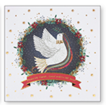 Christmas handcraft Greetings Card