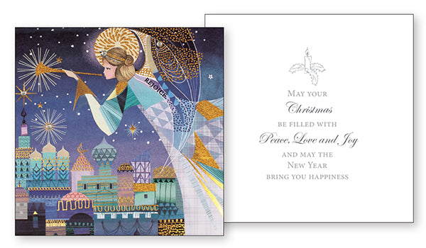 Handcrafted Christmas Card - The Angel