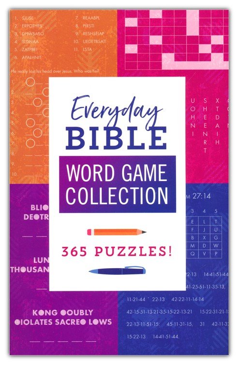 Everyday Bible Word Game Collection: 365 Puzzles!