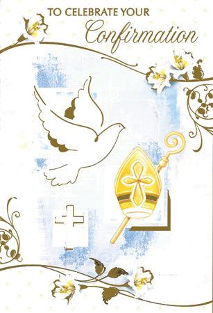 Symbolic Gold Stamped card