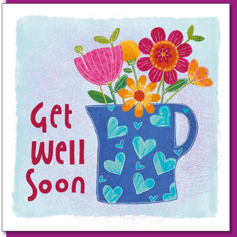 Flowers Christian Get well Card