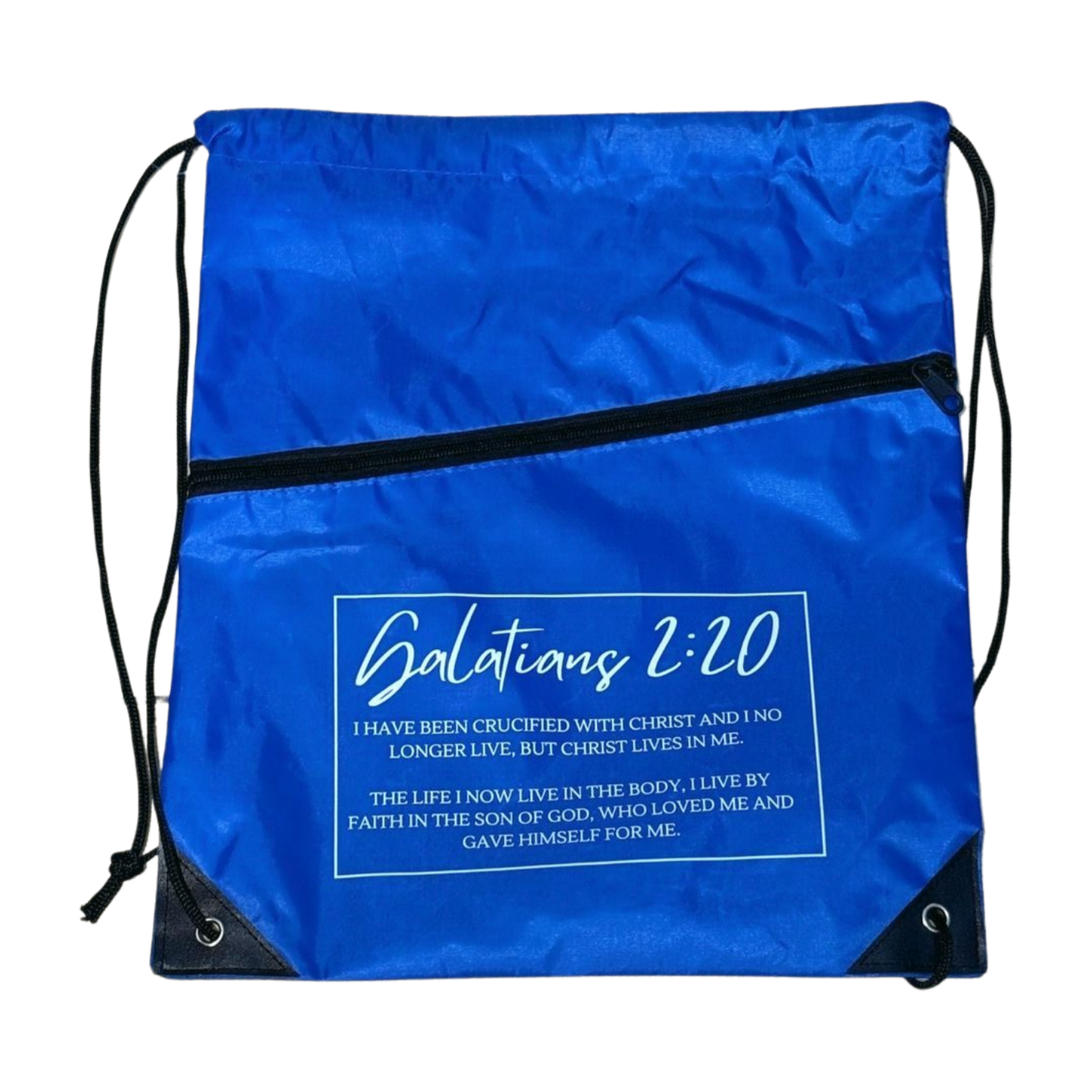 Galatians 2:20 Drawstring Bag