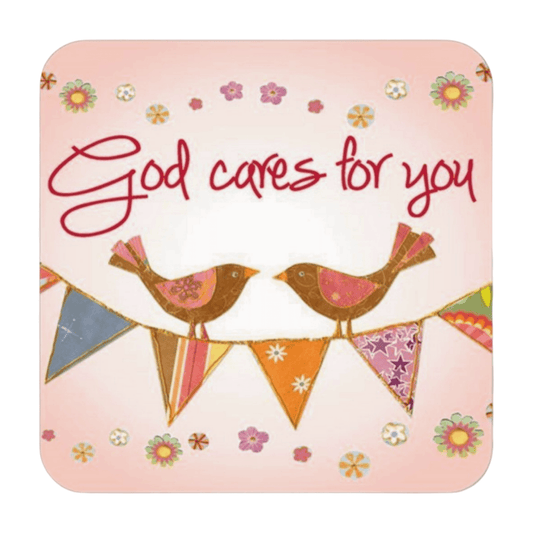 God Cares Coaster