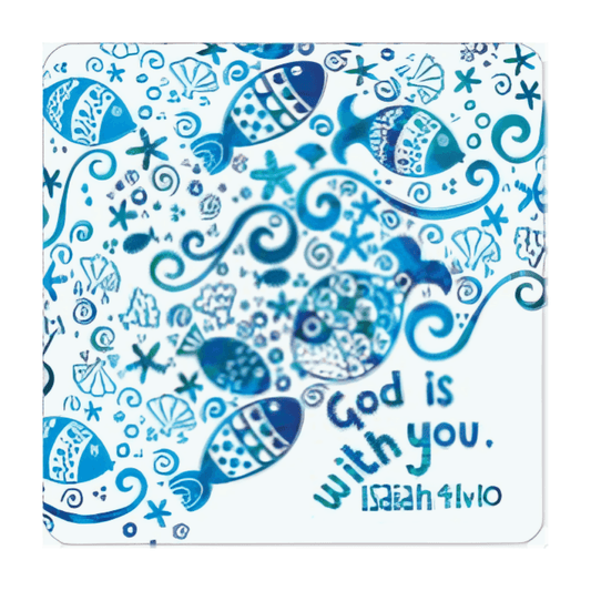 God Is With You Coaster