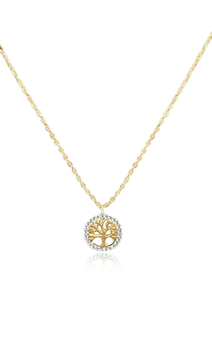 Gold Plated Sterling Silver Tree