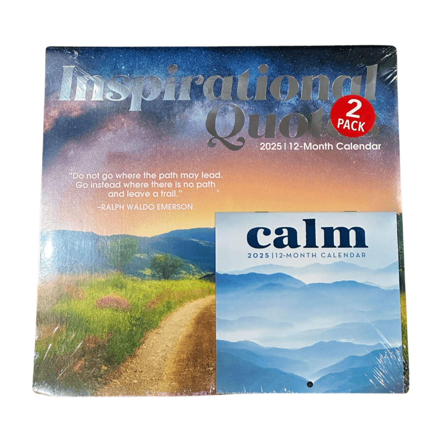 2025 Inspirational Quotes Wall Calendar With A Mini Calm Wall Calendar