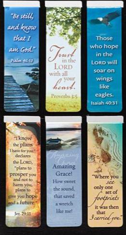 Christian Magnetic verse Bookmarks