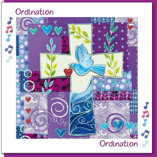 Ordination Dove Greetings Card