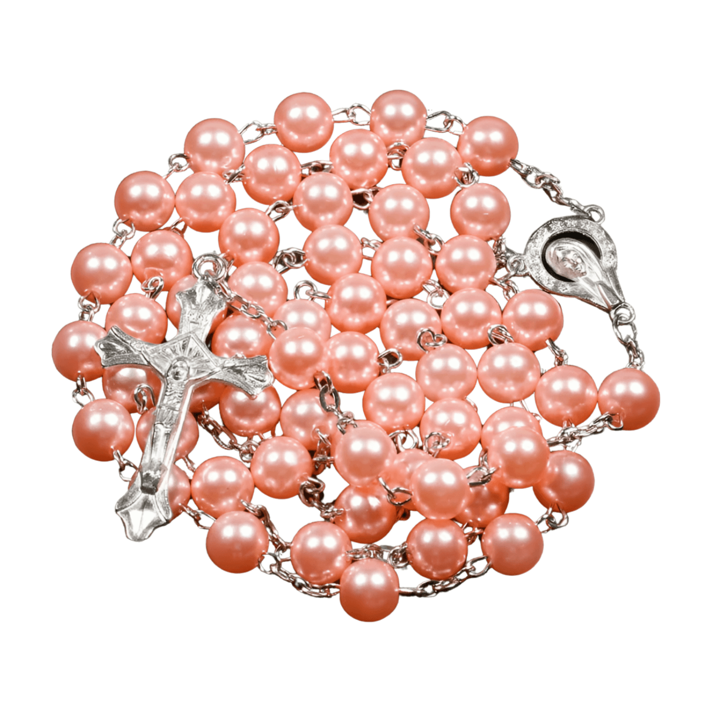 FWF Faux Pearl Rosary - Various Colours