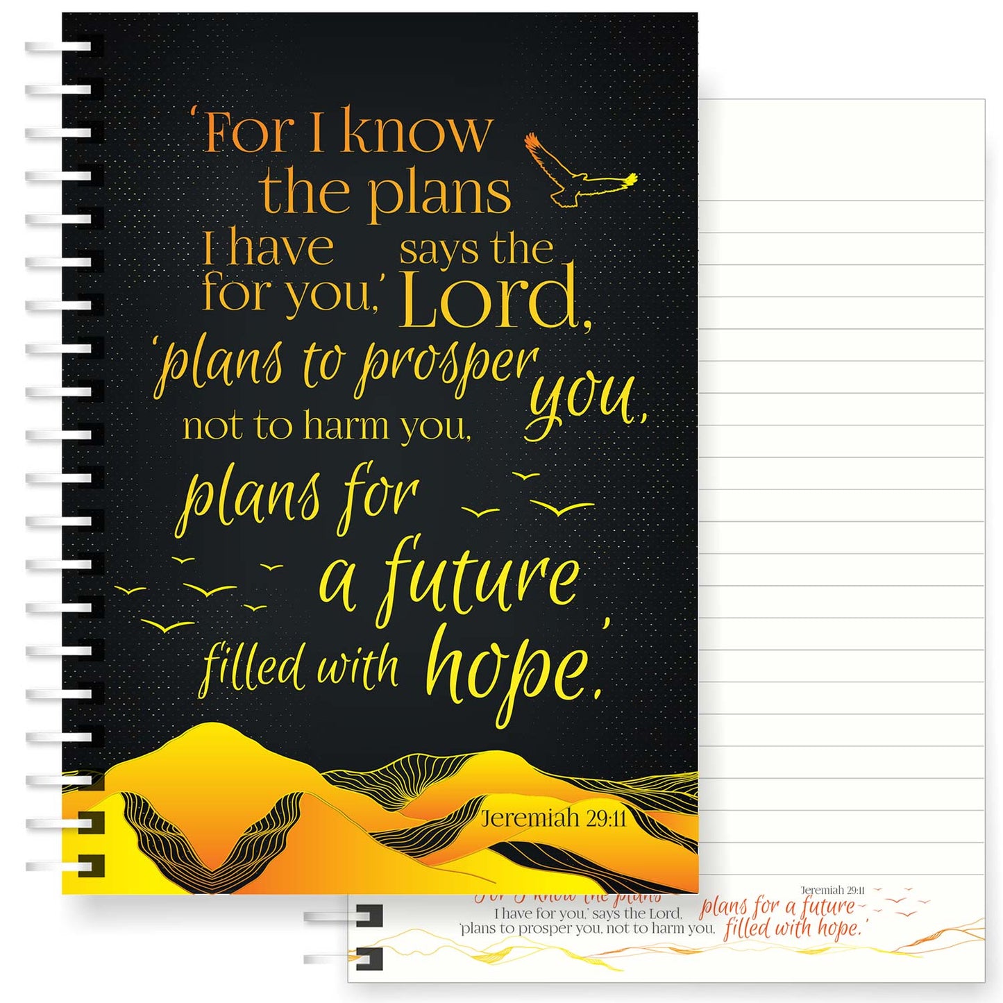 Plans To Prosper A5 Christian Notebook