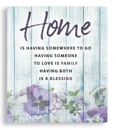 Home - Family Blessing - Porcelain Message Plaque