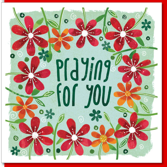 Praying for you Greeting Card