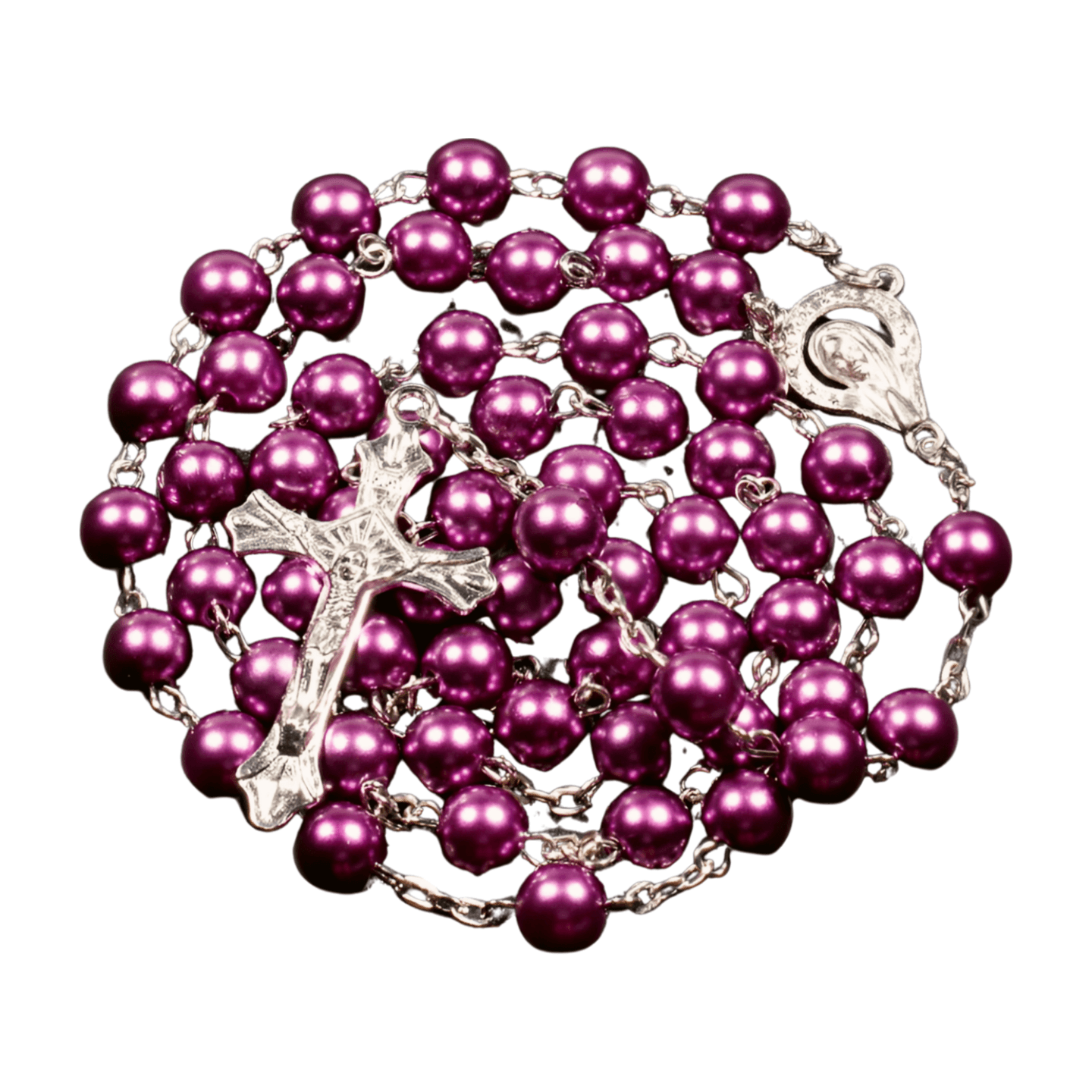 FWF Faux Pearl Rosary - Various Colours