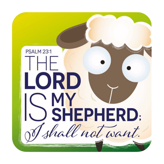 The Lord Is My Shepherd Coaster (Psalm 23)