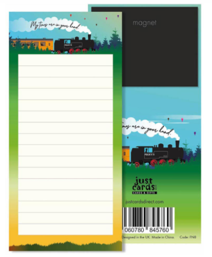 Green grass Magnetic Notepads