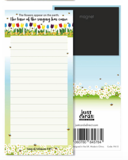 sky blue Magnetic Notepads