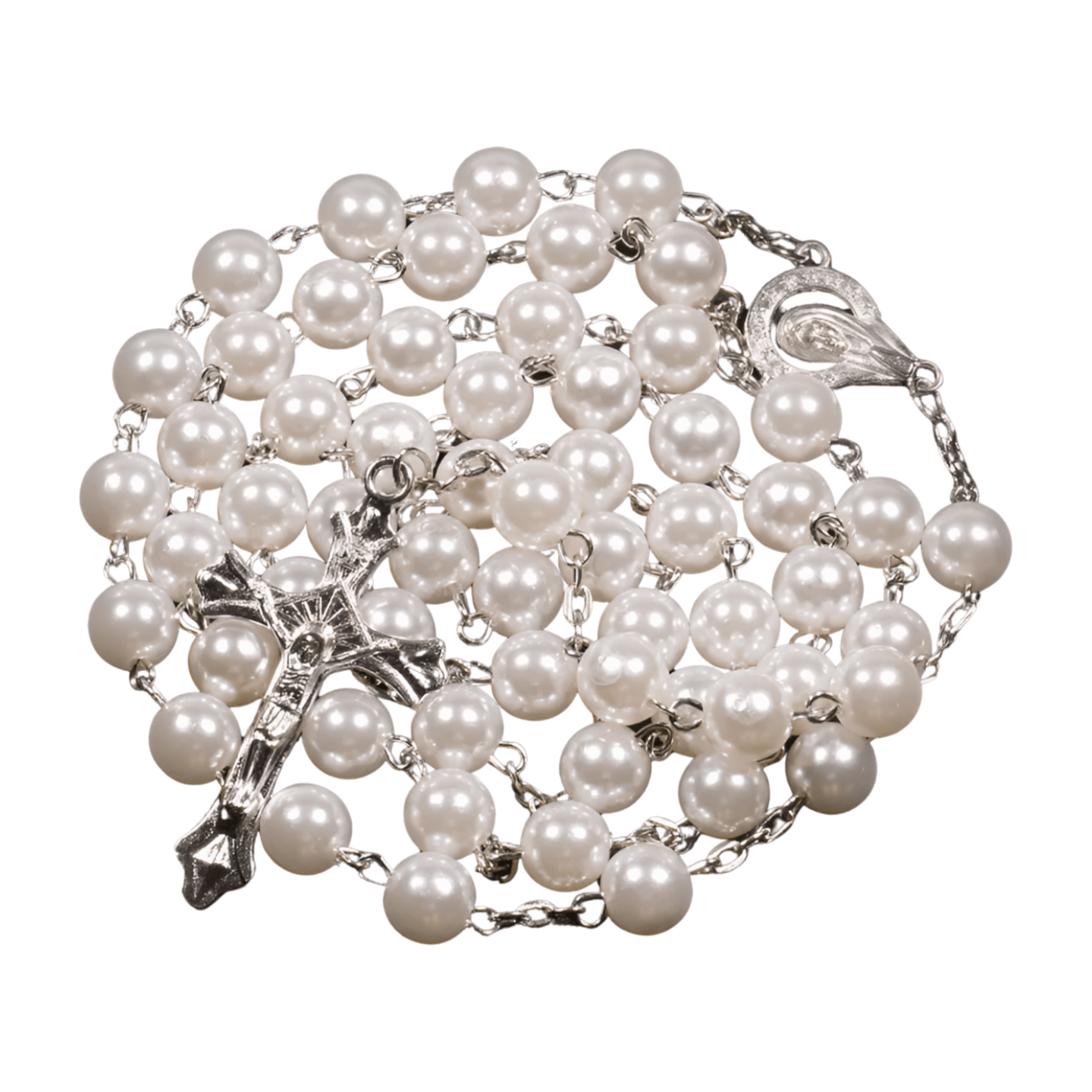 FWF Faux Pearl Rosary - Various Colours