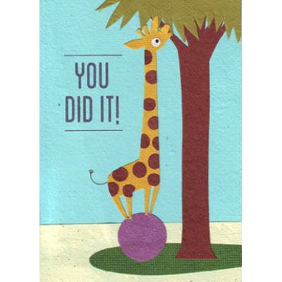 You Did It! Greetings Card