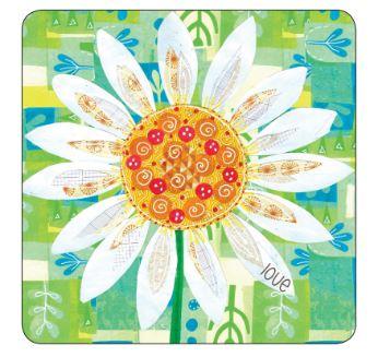 Daisy Love Christian Coaster